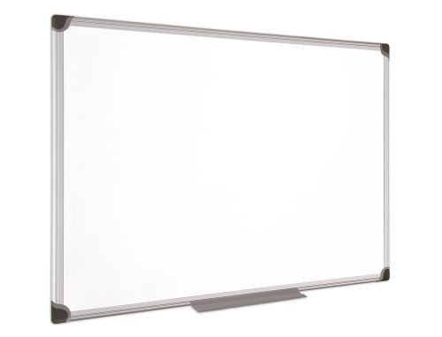 Quadro branco bi-office magnetica maya w ceramica vitrificada moldura de aluminio 60 x 45 cm com bandeja para acessorios , Bi-office , 78126 , 5603750541462